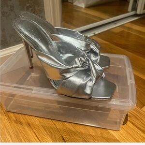 Schutz Silver Heels